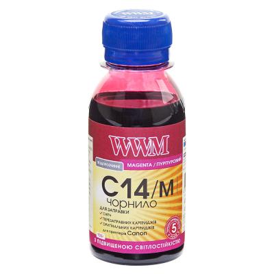 Чернила WWM CANON CLI-451/CLI-471 100г Magenta (C14/M-1)