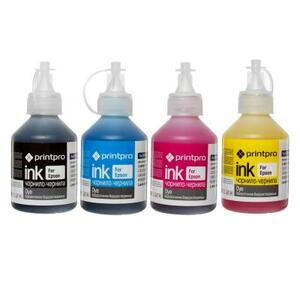 Чернила PrintPro Epson L-series (4х100мл) BK/С/M/Y (PP-EWLS4SET01)