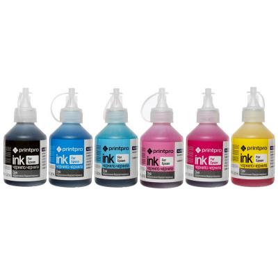 Чернила PrintPro Epson L-series (6x100мл) BK/С/M/LС/LM/Y (PP-EWLS6SET01)