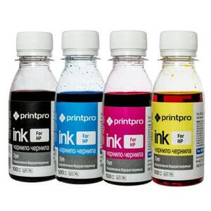 Чернила PrintPro HP 650/652 (4х100мл) BK/С/M/Y (PP-HW652SET01)