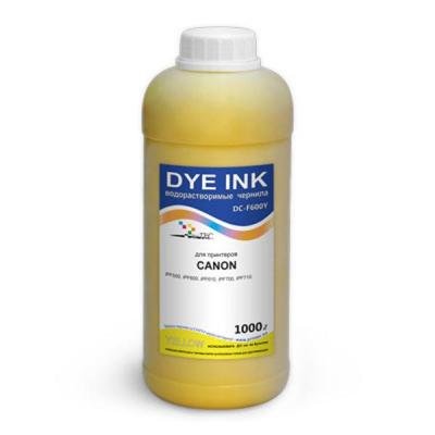 Чернила DCTec Canon F600Y/1000 Yellow (F600Y/1000)
