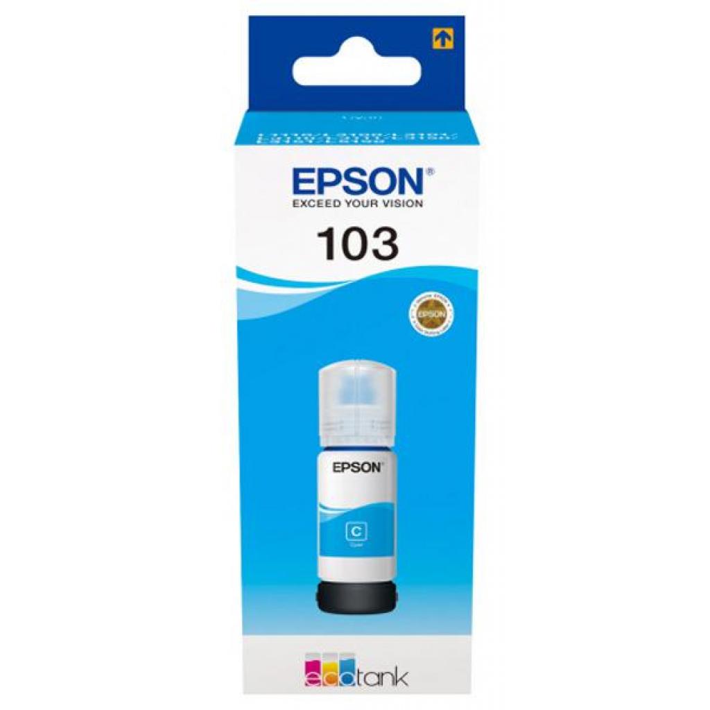 Контейнер с чернилами Epson 103 Cyan (C13T00S24A) - 1