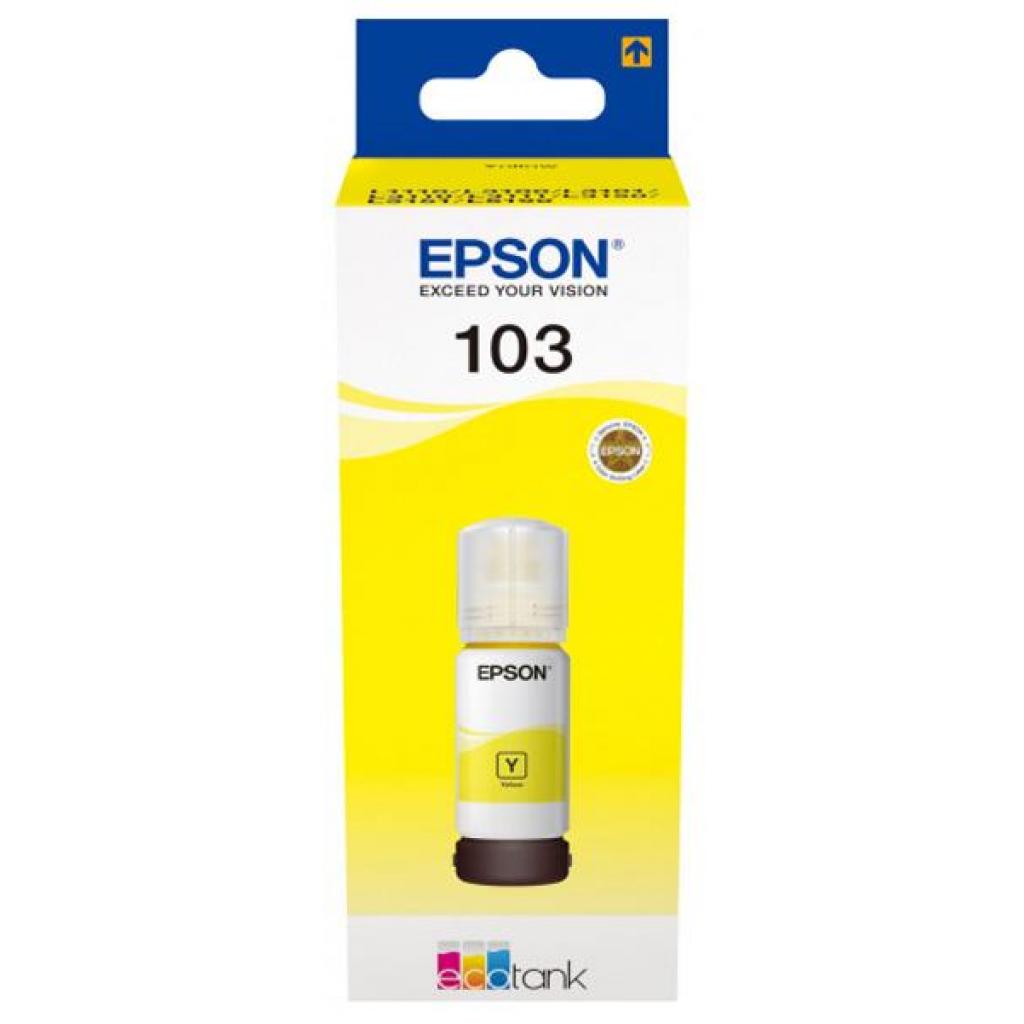 Контейнер с чернилами Epson 103 yellow (C13T00S44A) - 1 Контейнер с чернилами Epson 103 yellow (C13T00S44A) - 1