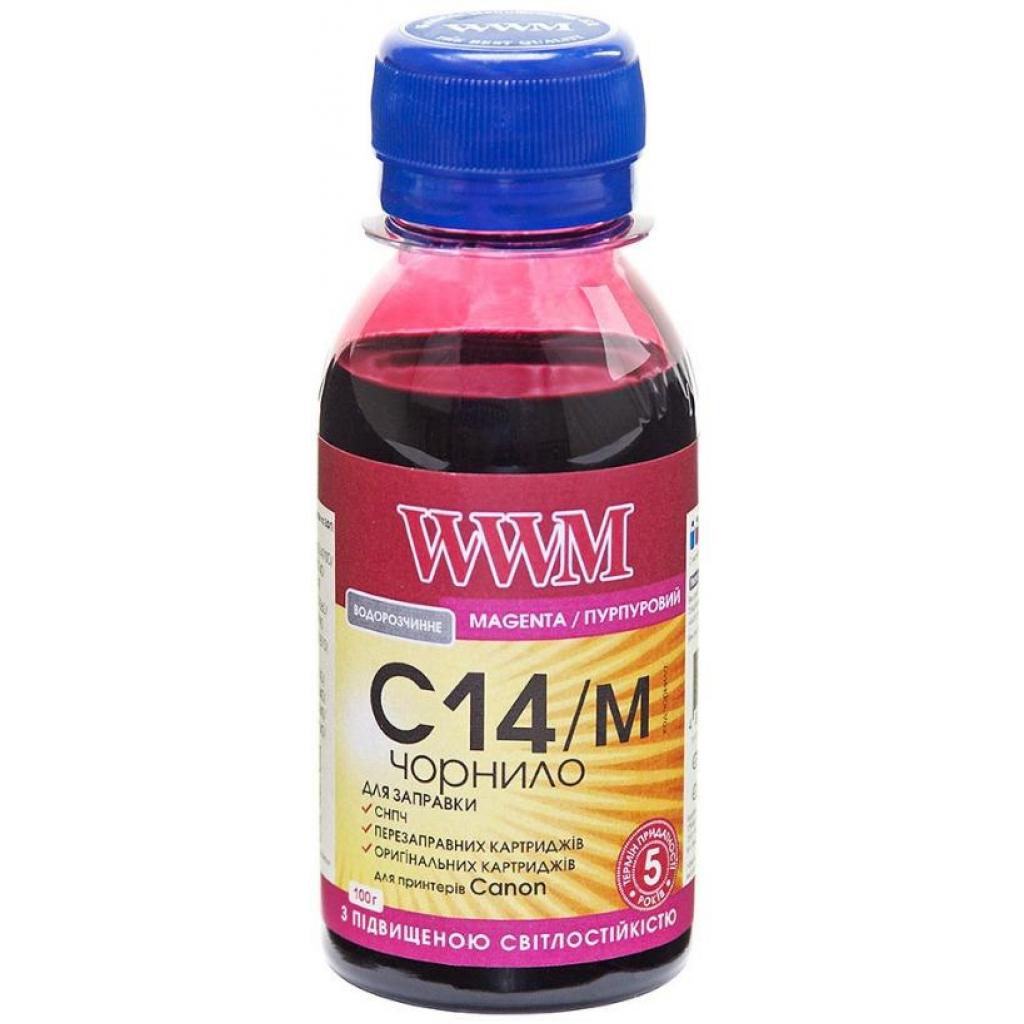 Чернила WWM CANON CLI-451/CLI-471 100г Magenta (C14/M-2)