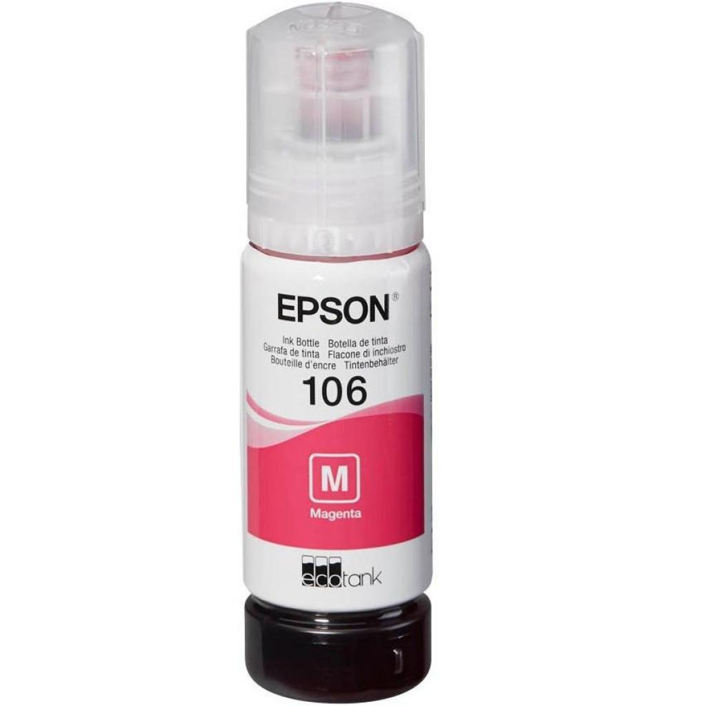 Контейнер с чернилами Epson 106 magenta (C13T00R340) - 2 Контейнер с чернилами Epson 106 magenta (C13T00R340) - 2