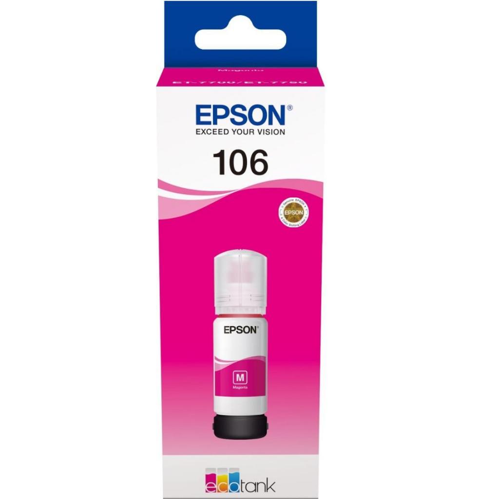 Контейнер с чернилами Epson 106 magenta (C13T00R340) Контейнер с чернилами Epson 106 magenta (C13T00R340)