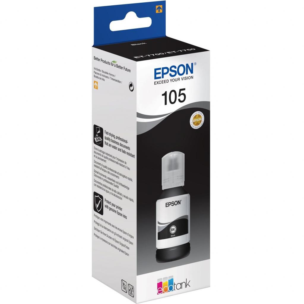 Контейнер с чернилами Epson 105 black pigmented (C13T00Q140) - 1 Контейнер с чернилами Epson 105 black pigmented (C13T00Q140) - 1