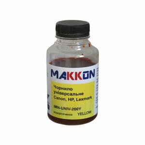 Чернила Makkon Canon/HP/Lexmark 200г yellow (IMN-UNIV-200Y)