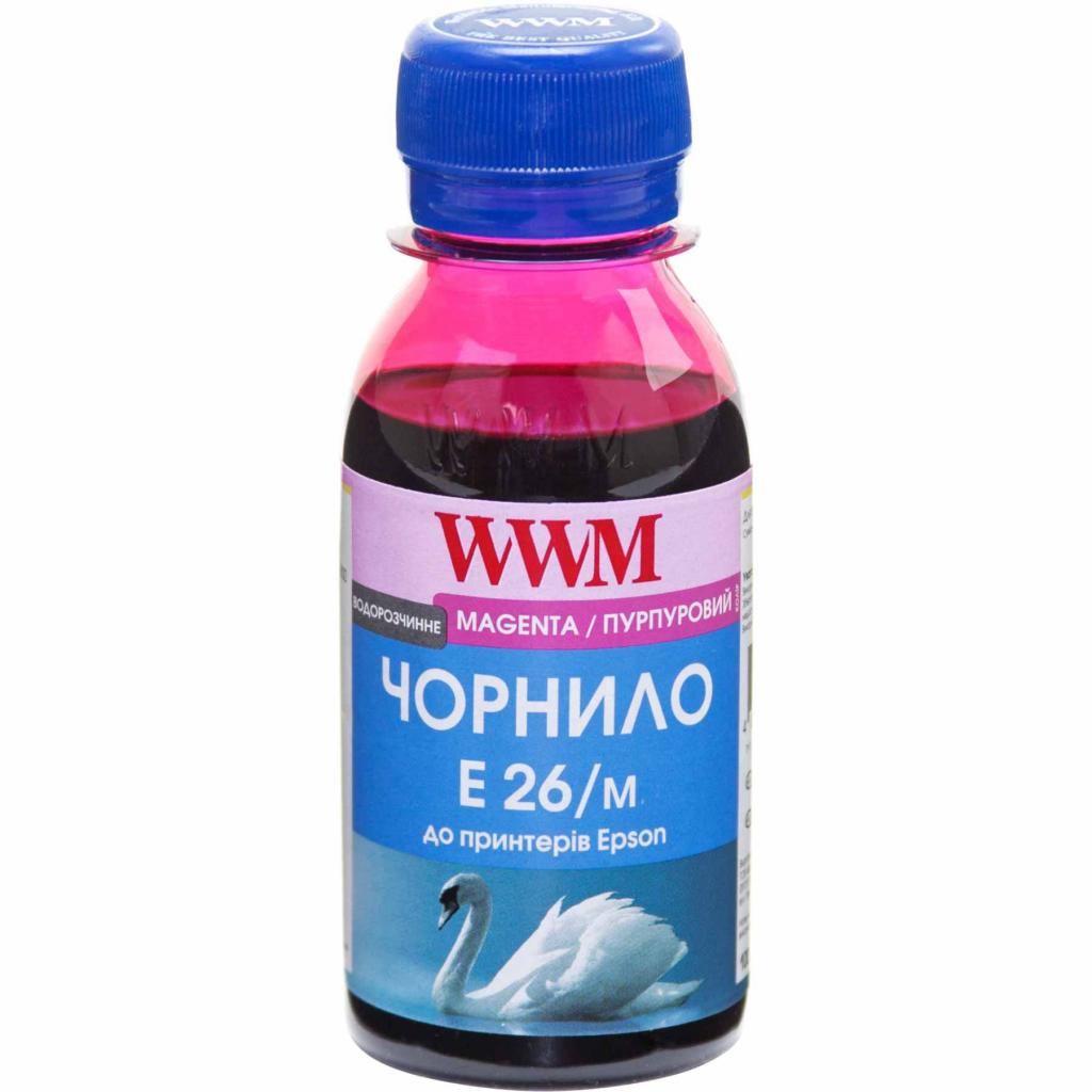 Чернила WWM Epson XP-600/XP-605/XP-700 100г Magenta (E26/M-2)