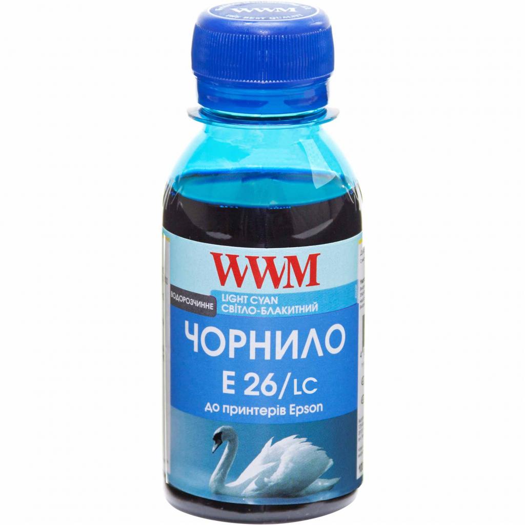 Чернила WWM Epson XP-55/XP-750/XP-850 100г Light Cyan (E26/LC-2)