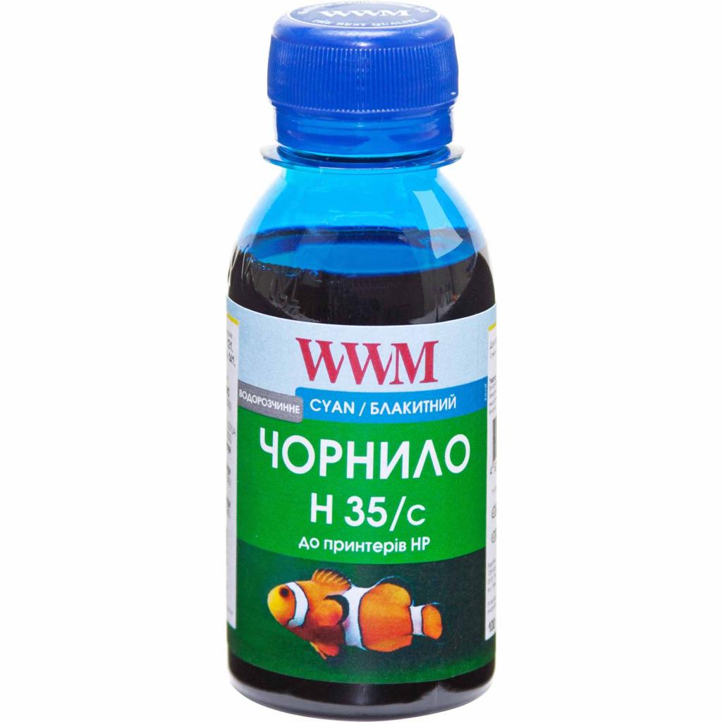 Чернила WWM HP №22/134/121 100г Cyan (H35/C-2)