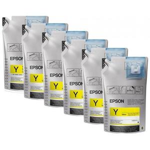 Контейнер с чернилами Epson SC-F6300 UltraChrome DS Ink Yellow 1.1L*6pcs (C13T46D440)