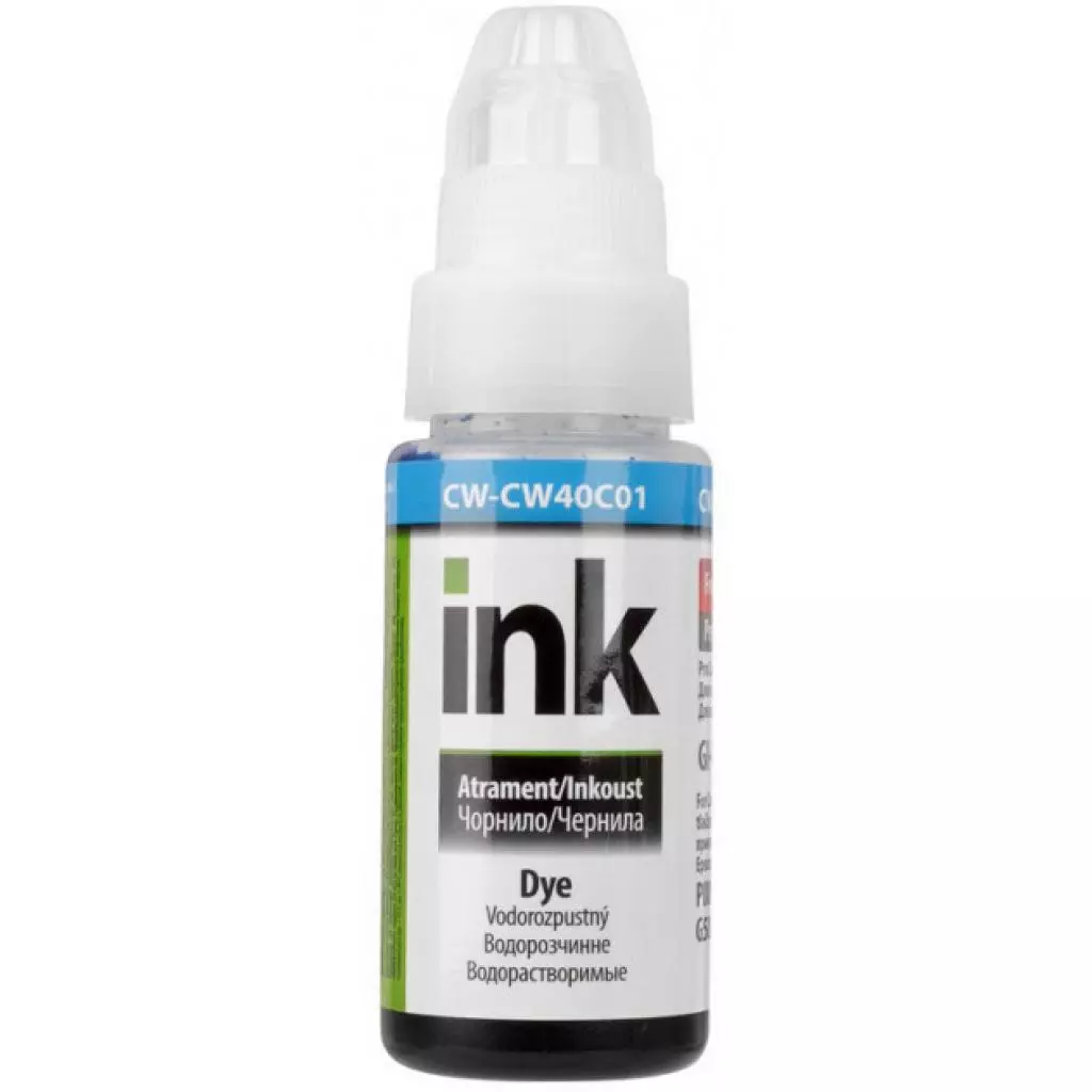 Чернила ColorWay Canon GI-40 70мл Cyan (CW-CW40C01)