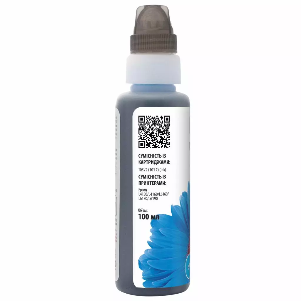 Чернила Barva EPSON L4150/L4160 (101) CYAN 100 мл OneKey (E101-559-1K) - 1 Чернила Barva EPSON L4150/L4160 (101) CYAN 100 мл OneKey (E101-559-1K) - 1