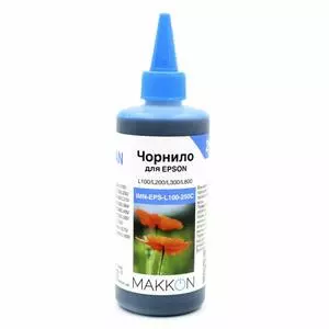 Чернила Makkon для Epson L100/L200/L300/L800 250 мл cyan (IMN-EPS-L100-250C)