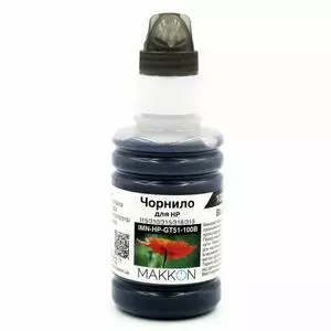 Чернила Makkon для HP Ink Tank 115/310/315/318/319 100 мл black (IMN-HP-GT51-100B)