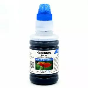 Чернила Makkon для HP Ink Tank 115/310/315/318/319 100 мл cyan (IMN-HP-GT52-100C)