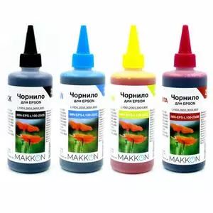 Чернила Makkon для Epson L100/L200/L300, 4*250мл (KIT-EPS-L100-250)