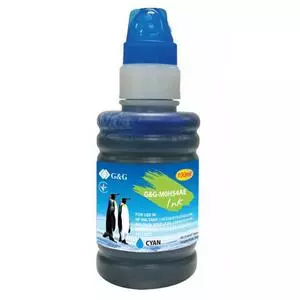 Чернила G&G HP GT52 InkTank/SmartTank Cyan, контейнер 100мл (G&G-M0H54AE)
