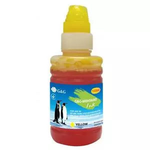 Чернила G&G HP GT52 InkTank/SmartTank Yellow, контейнер 100мл (G&G-M0H56AE)
