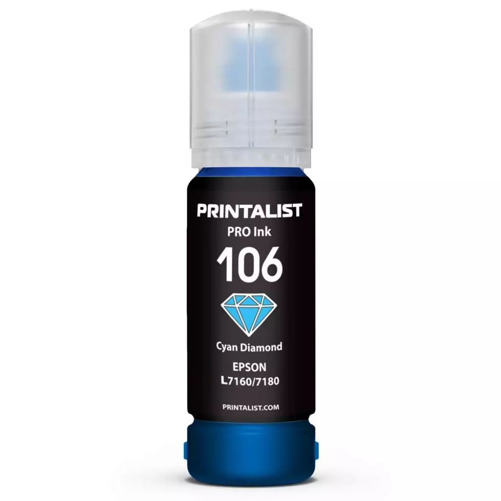 Чернила Printalist Epson L7160/7180 70г Cyan (PL106C)