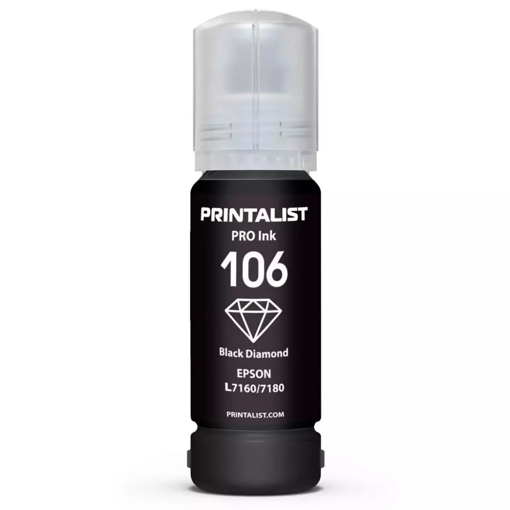 Чернила Printalist Epson L7160/7180 70г Photo Black (PL106PB)