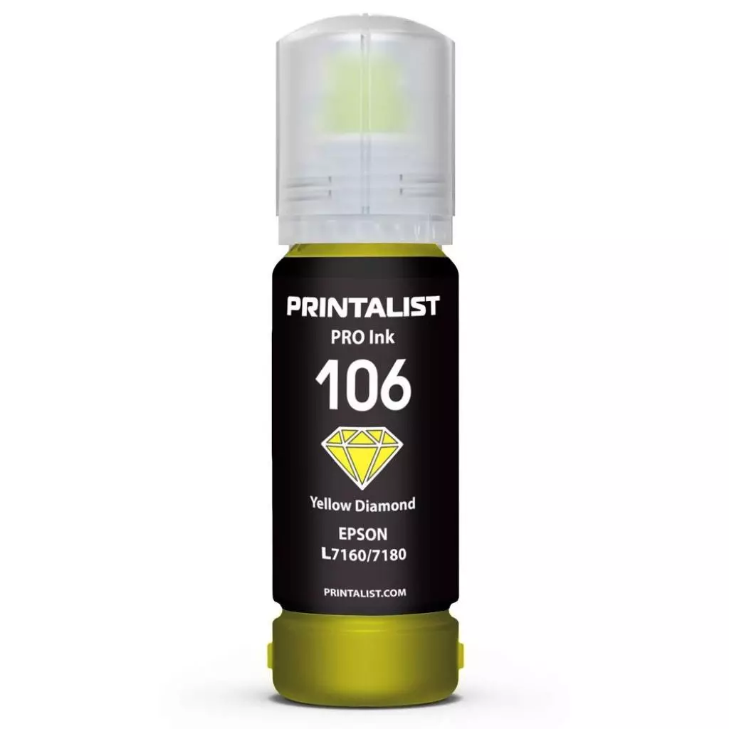 Чернила Printalist Epson L7160/7180 70г Yellow (PL106Y)