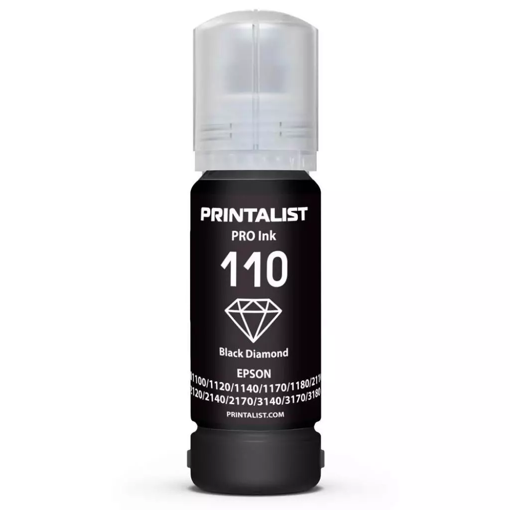 Чернила Printalist Epson M1100/M1120 70г Black Pigment (PL110BP)