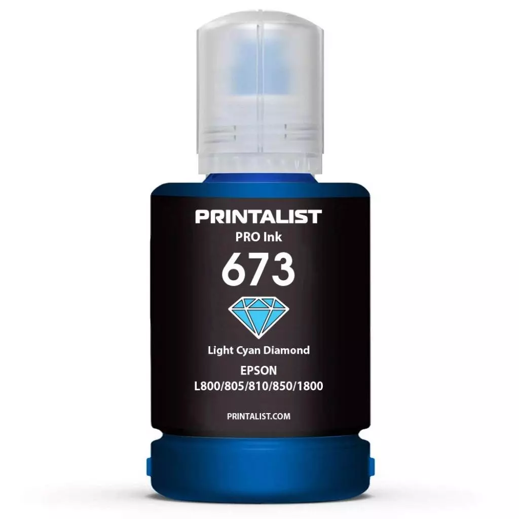 Чернила Printalist Epson L800 140г Light Cyan (PL673LC)