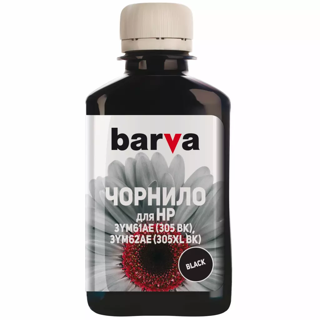 Чернила Barva HP 305 180 мл Black Pigmented (H305-778)