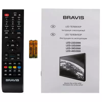 Телевизор Bravis LED-22D2000 black - 5 Телевизор Bravis LED-22D2000 black - 5