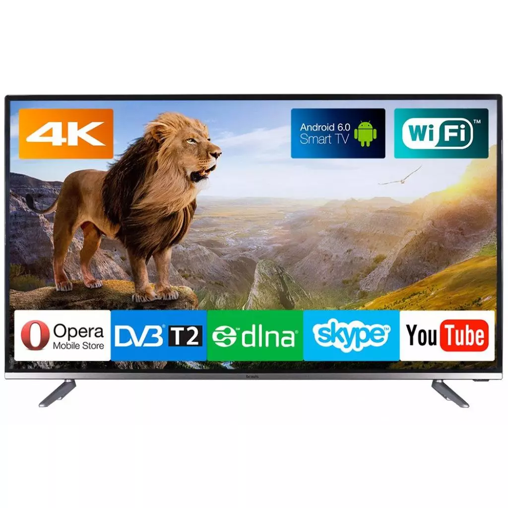 Телевизор Bravis UHD-45F6000 Smart +T2 - 4 Телевизор Bravis UHD-45F6000 Smart +T2 - 4