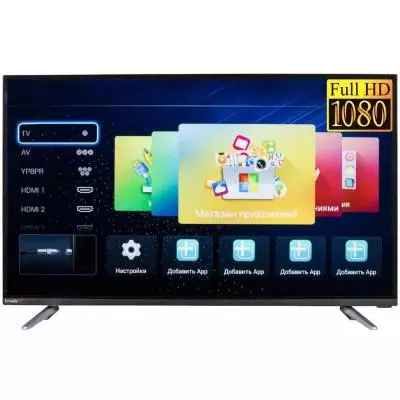 Телевизор Bravis LED-42E6000 Smart + T2 black