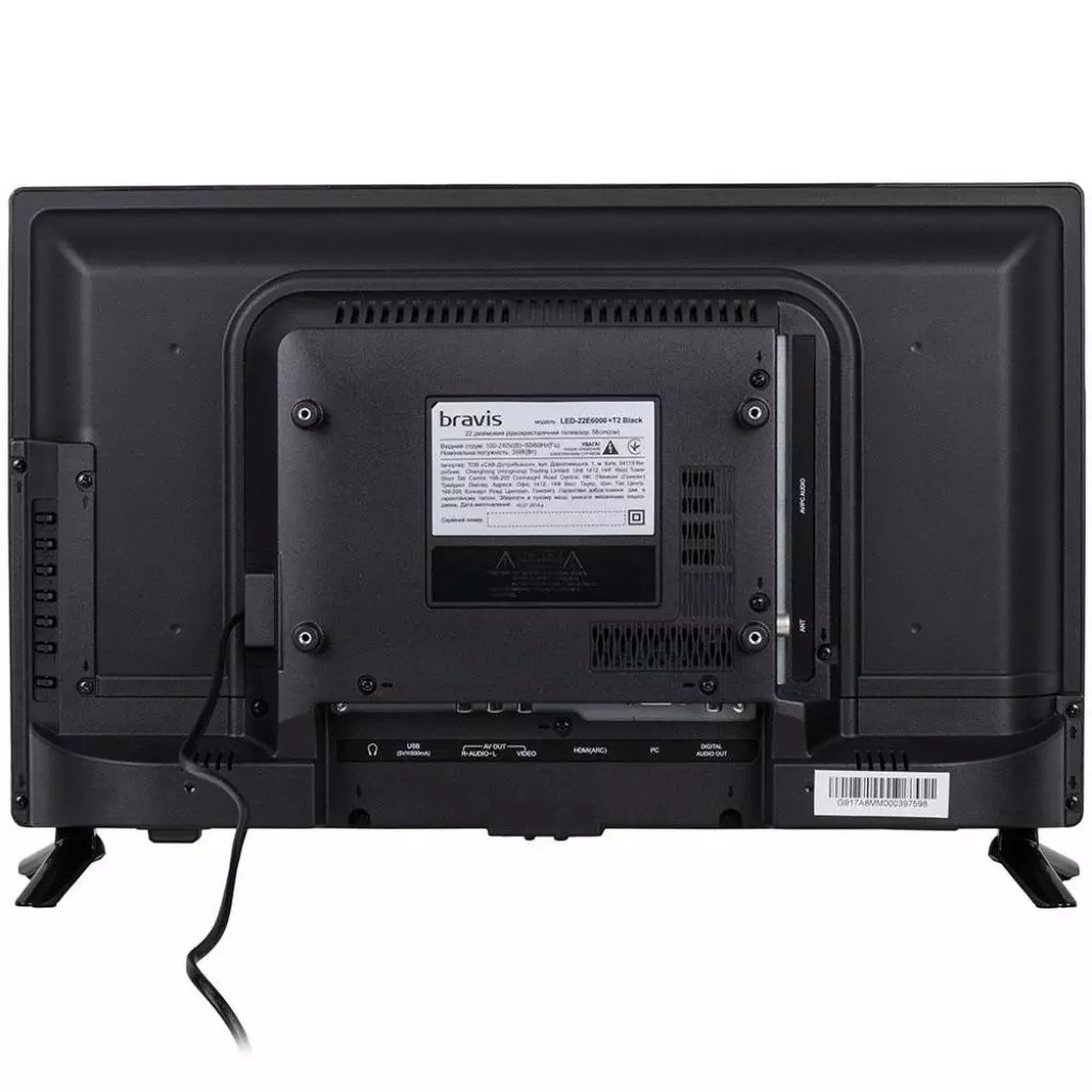 Телевизор Bravis LED-22E6000 + T2 black - 1 Телевизор Bravis LED-22E6000 + T2 black - 1
