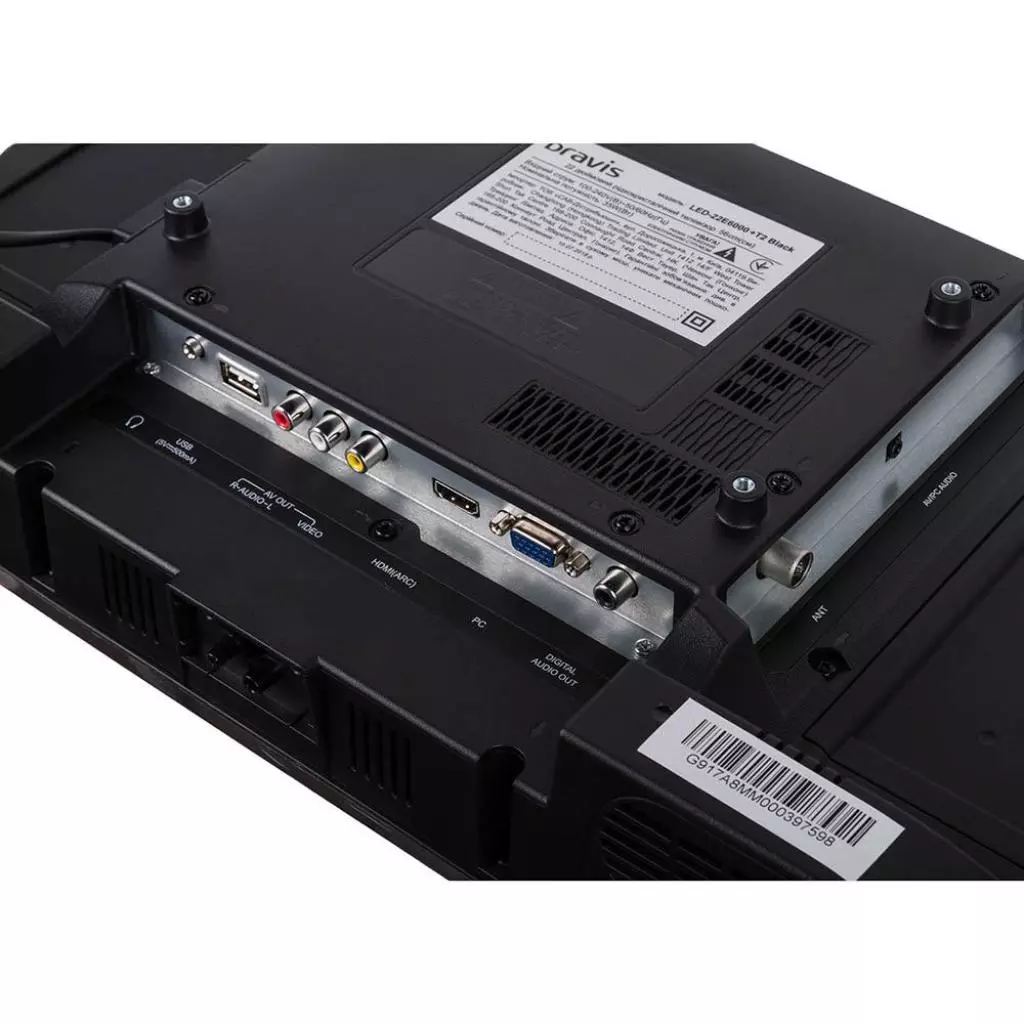 Телевизор Bravis LED-22E6000 + T2 black - 5 Телевизор Bravis LED-22E6000 + T2 black - 5