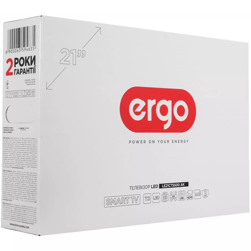 Телевизор Ergo LE21CT5500AK - 9 Телевизор Ergo LE21CT5500AK - 9