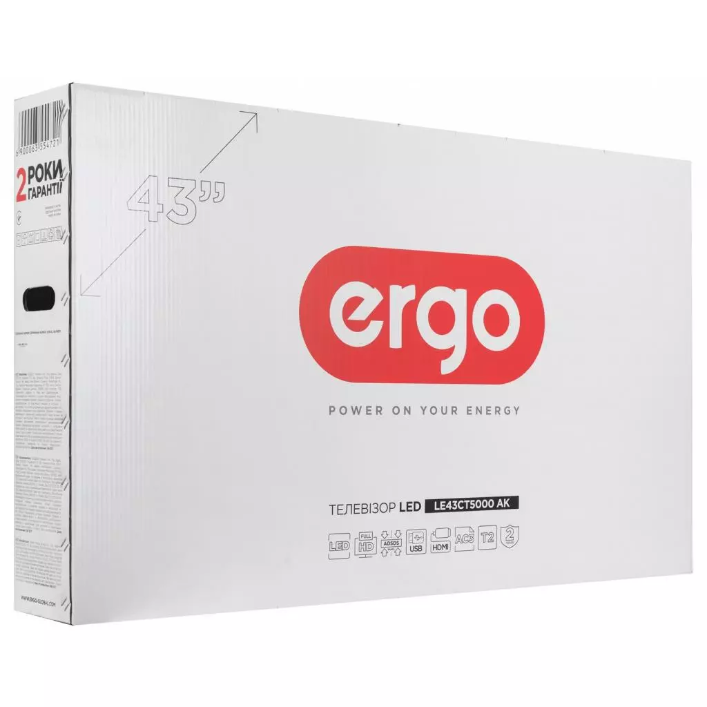 Телевизор Ergo LE43CT5000AK - 9 Телевизор Ergo LE43CT5000AK - 9