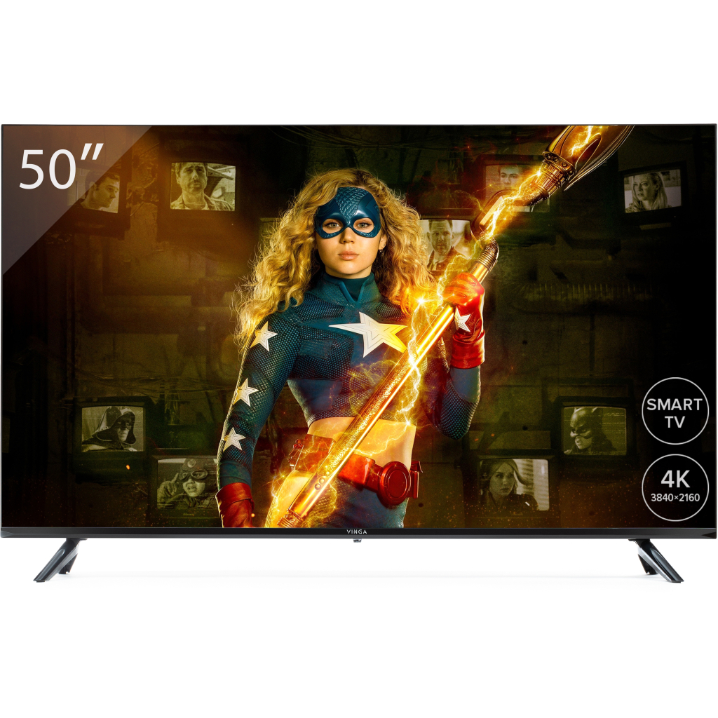 Телевизор Vinga S50UHD21B