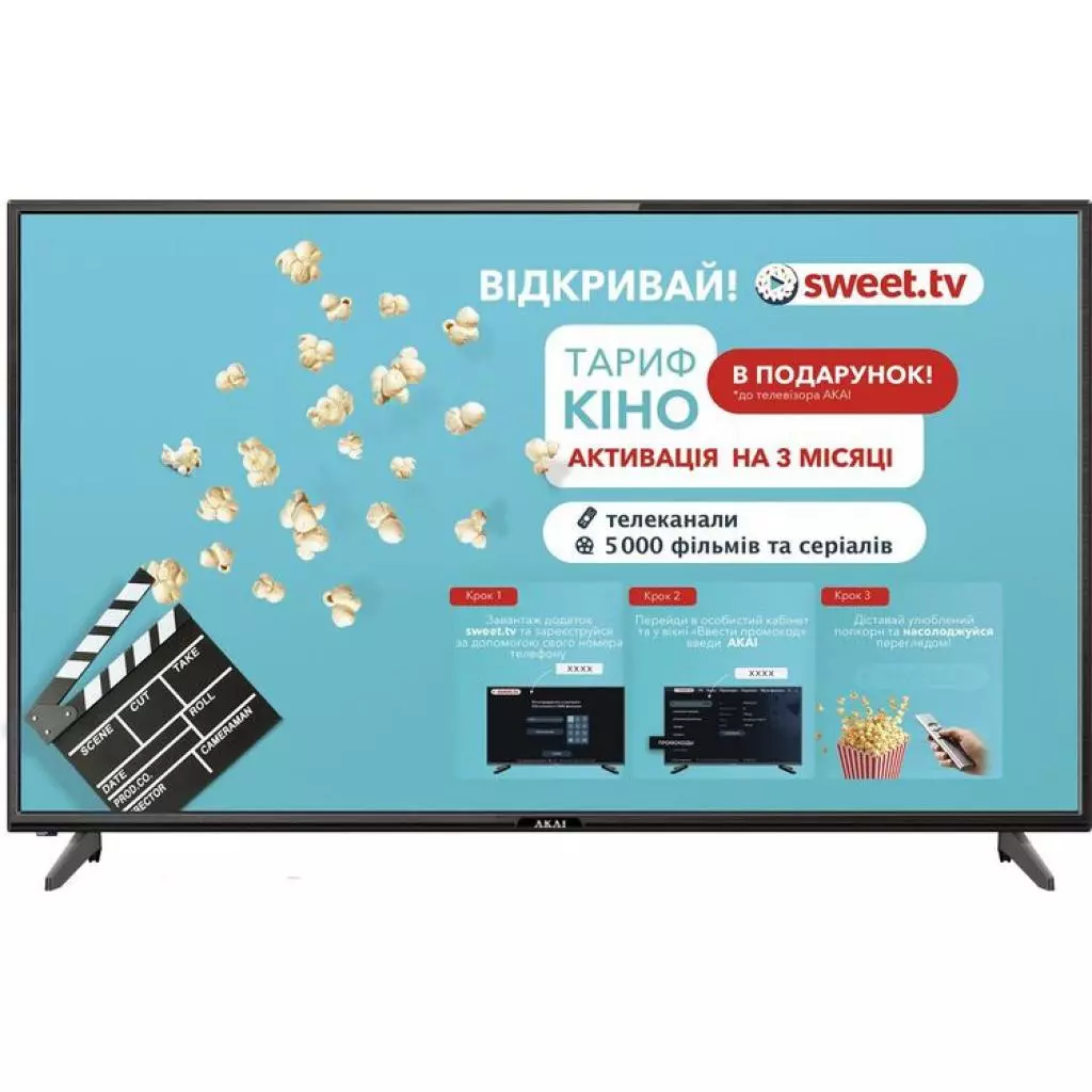 Телевизор Akai UA43UHDT2S9 Телевизор Akai UA43UHDT2S9