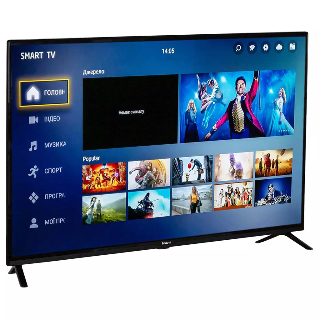 Телевизор Bravis LED-43H7000 Smart + T2 - 7 Телевизор Bravis LED-43H7000 Smart + T2 - 7