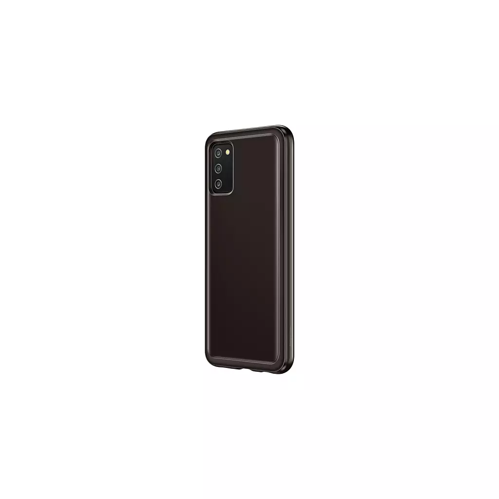 Чехол для моб. телефона Samsung Soft Clear Cover Galaxy A03s (A037) Black (EF-QA037TBEGRU) - 2