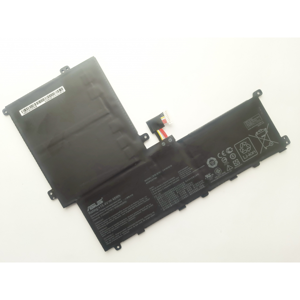 Аккумулятор для ноутбука ASUS PRO B9440UA C41N1619, 3120mAh (48Wh), 4cell, 15.4V, Li-Pol (A47647) - 1 Аккумулятор для ноутбука ASUS PRO B9440UA C41N1619, 3120mAh (48Wh), 4cell, 15.4V, Li-Pol (A47647) - 1