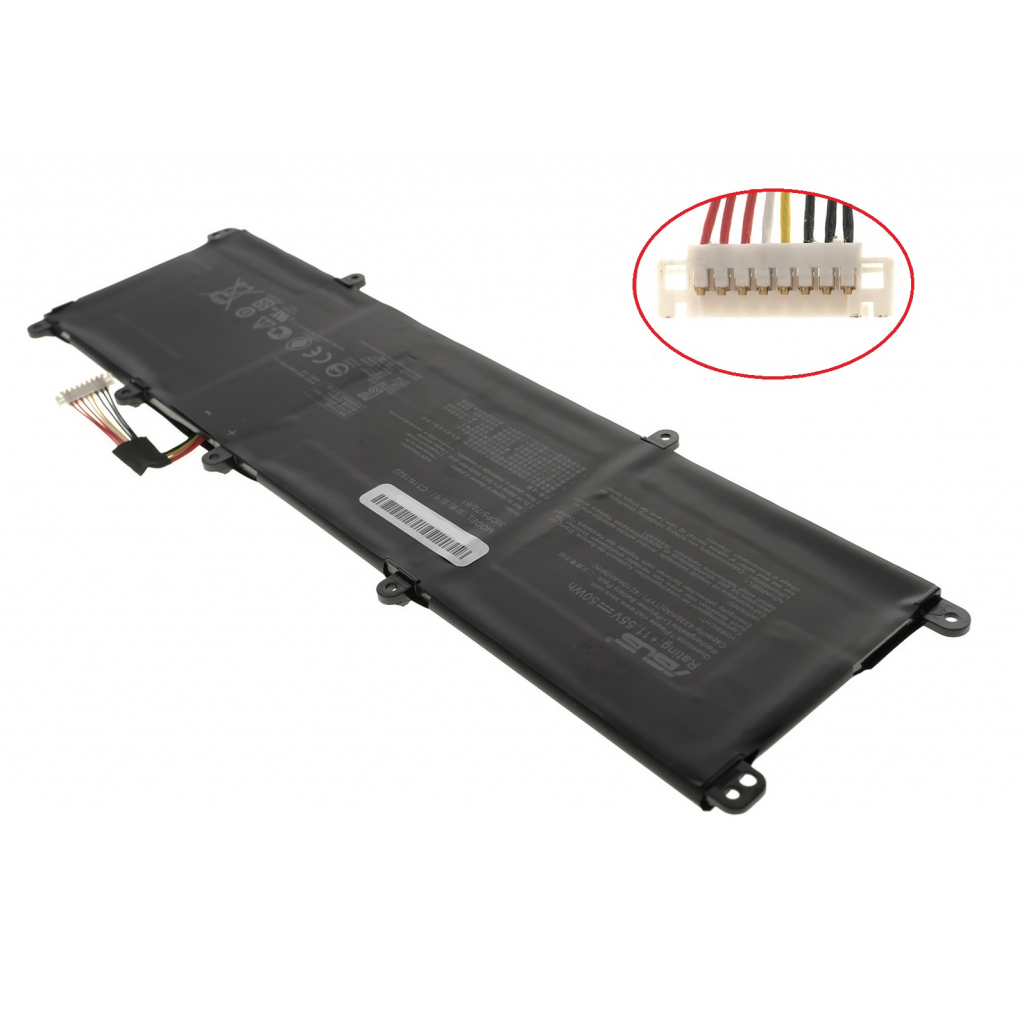 Аккумулятор для ноутбука ASUS ZenBook UX530UX C31N1622, 4335mAh (50Wh), 3cell, 11.55V, Li- (A47628) - 2 Аккумулятор для ноутбука ASUS ZenBook UX530UX C31N1622, 4335mAh (50Wh), 3cell, 11.55V, Li- (A47628) - 2