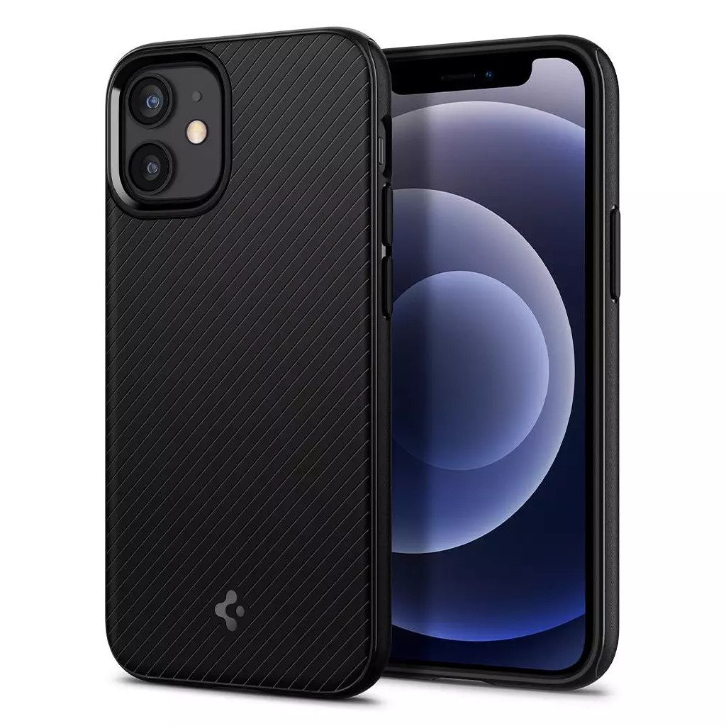 Чехол для моб. телефона Spigen Apple iPhone 12 Mini Mag Armor, Black (ACS01866) - 1 Чехол для моб. телефона Spigen Apple iPhone 12 Mini Mag Armor, Black (ACS01866) - 1