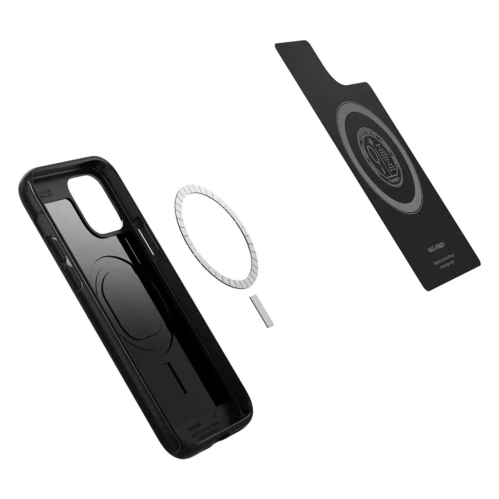 Чехол для моб. телефона Spigen Apple iPhone 12 Mini Mag Armor, Black (ACS01866) - 2 Чехол для моб. телефона Spigen Apple iPhone 12 Mini Mag Armor, Black (ACS01866) - 2
