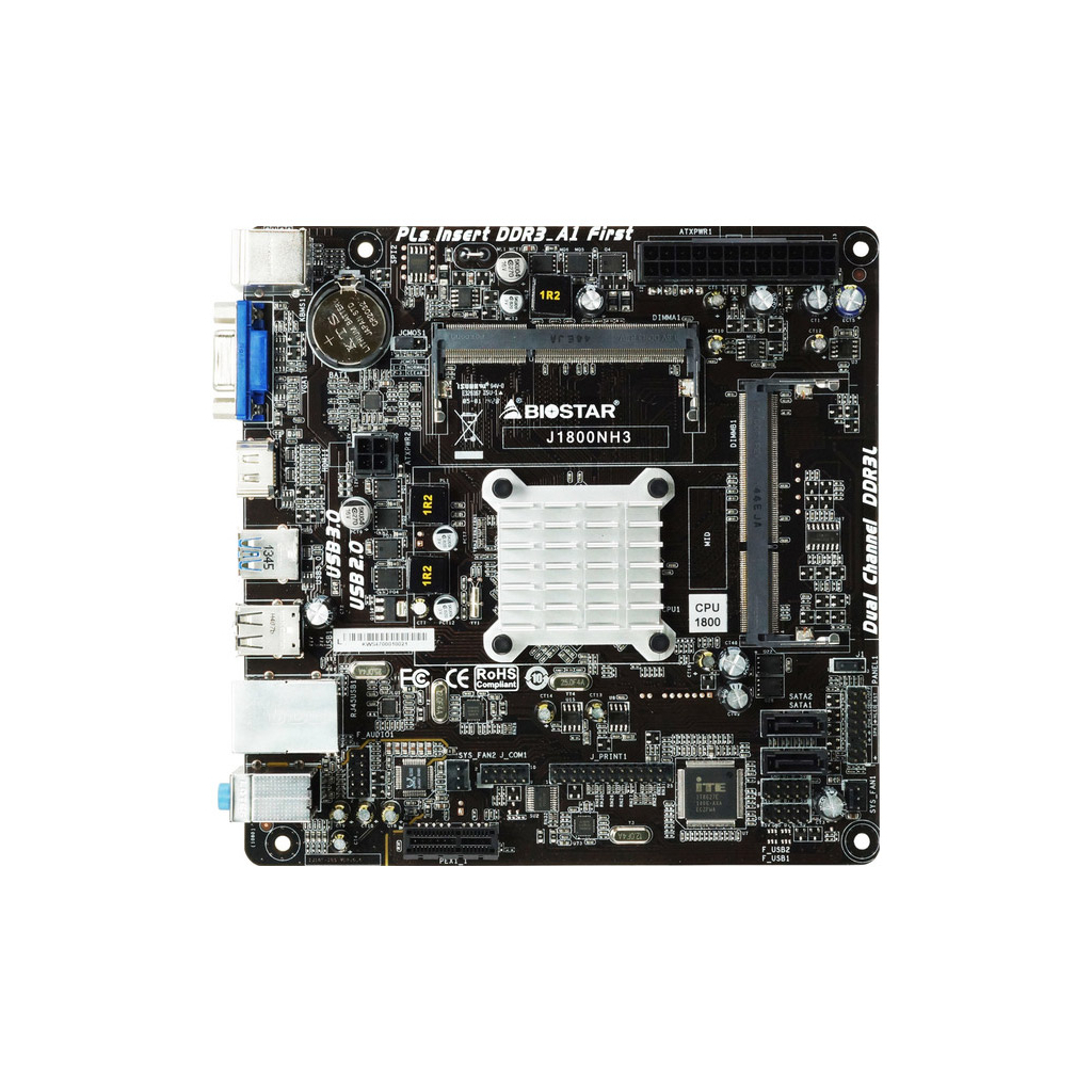 Материнская плата Biostar J1800NH3 - 1 Материнская плата Biostar J1800NH3 - 1