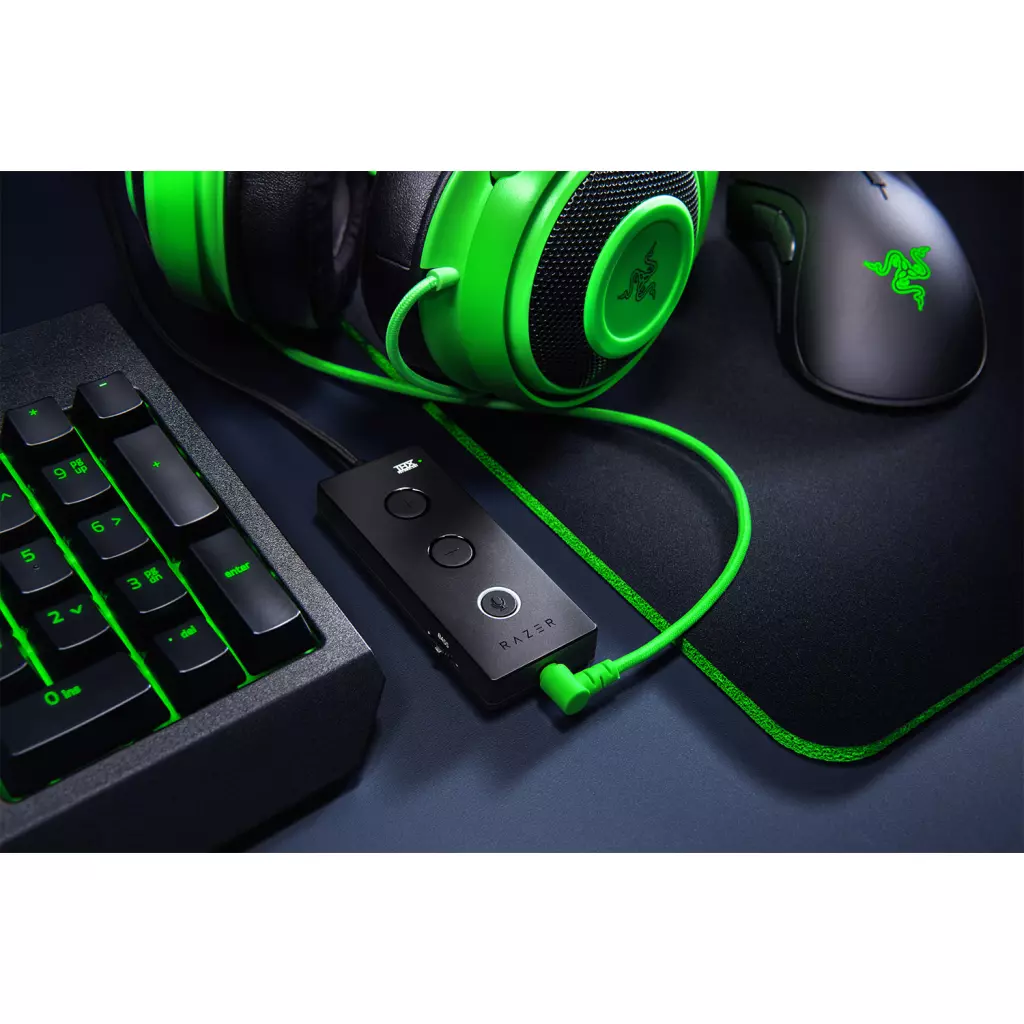 Звуковая плата Razer USB Audio Controller, black (RC30-02050700-R3M1) - 6 Звуковая плата Razer USB Audio Controller, black (RC30-02050700-R3M1) - 6