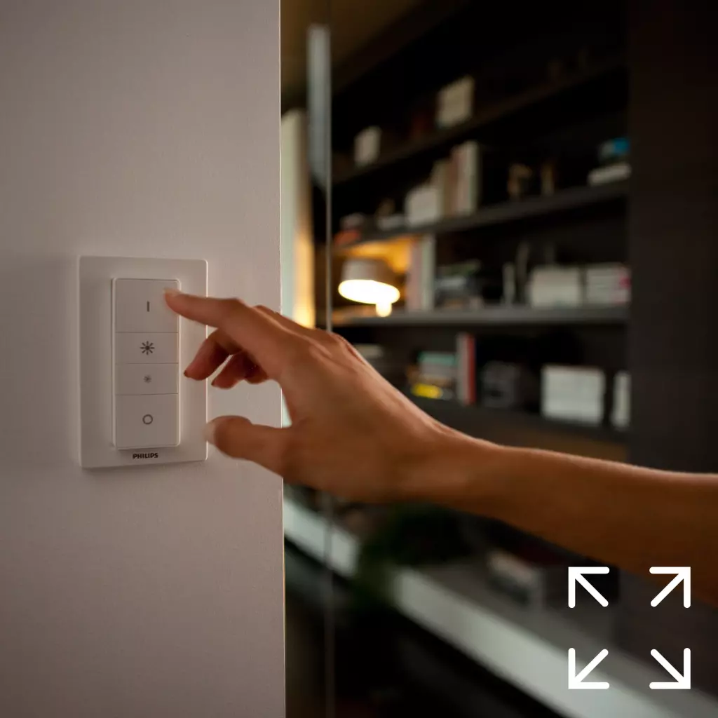Кнопка управления беспроводными выключателями Philips Hue Dimmer (929001173770) - 3 Кнопка управления беспроводными выключателями Philips Hue Dimmer (929001173770) - 3