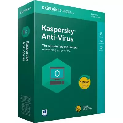 Антивирус Kaspersky Anti-Virus 3 ПК 2 year Base License (KL1171XCCDS)