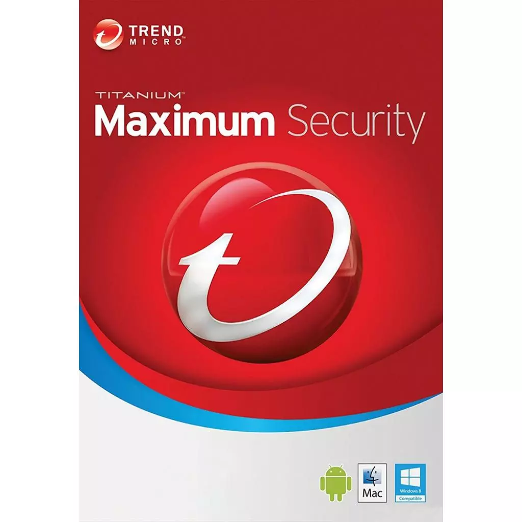 Антивирус Trend Micro Maximum Security 2019 3ПК, 12 month(s), Multi Lang, Lic, New (TI10974263)
